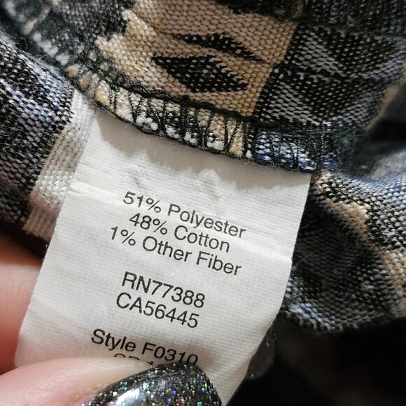 J Crew Womens Blue‎ Stretch Waist Pull On Aztec Print Stripe Shorts Size 4 small - Picture 7 of 7